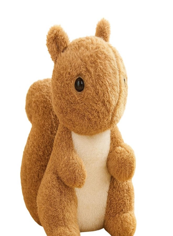 DTR Creation Squirrel Soft Toy 20 cm | Cute Cartoon Plush Toy for Kids | Super Soft Cuddly Stuffed Animal for Baby Boys & Girls Brown (20 cm) - Image 1